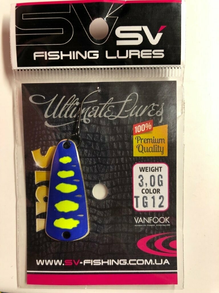 SV Fishing Lures Spoon Iris 3,0gr