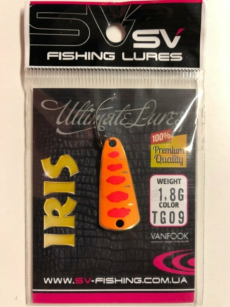SV Fishing Lures Spoon Iris 1,8gr