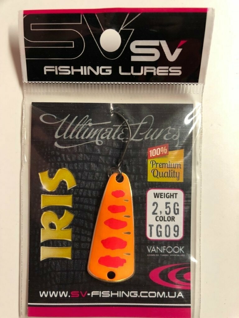 SV Fishing Lures Spoon Iris 2,5gr
