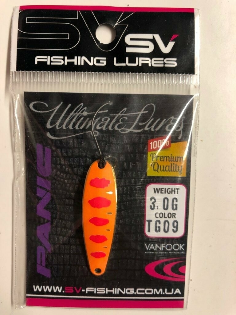 SV Fishing Lures Spoon Panic 3,0gr