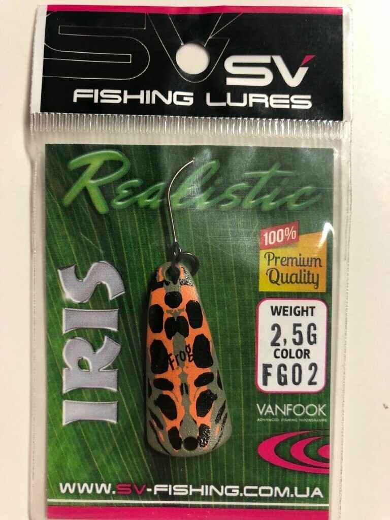 SV Fishing Lures Spoon Iris 2,5gr