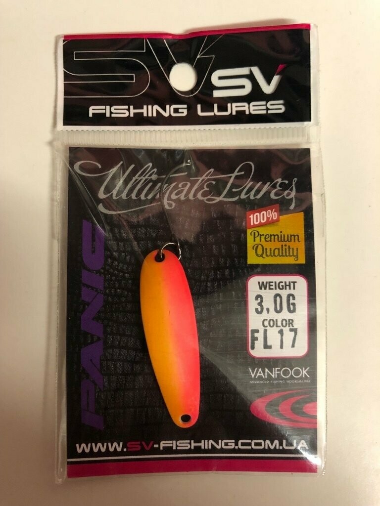 SV Fishing Lures Spoon Panic 3,0gr