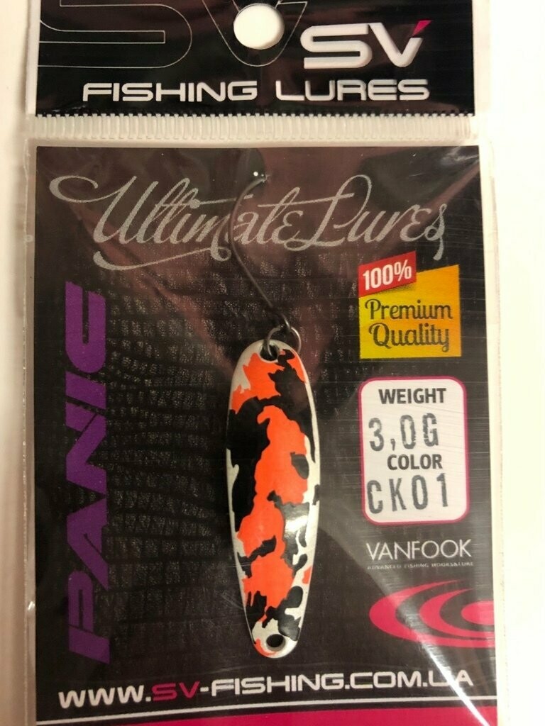 SV Fishing Lures Spoon Panic 3,0gr