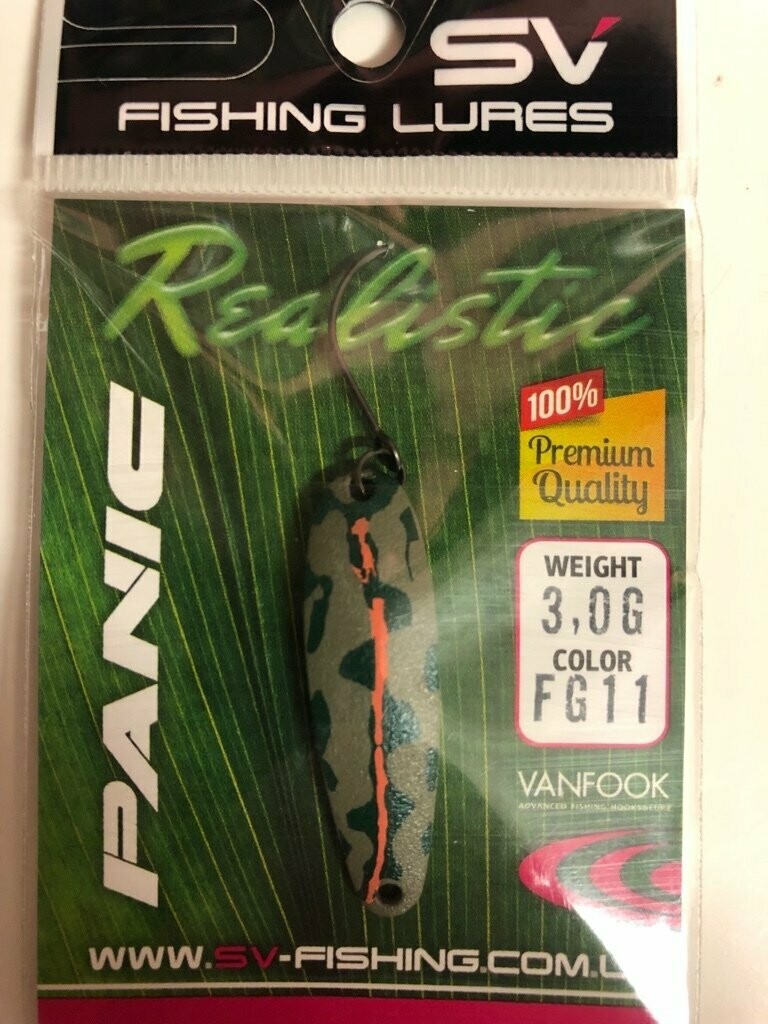 SV Fishing Lures Spoon Panic 3,0gr