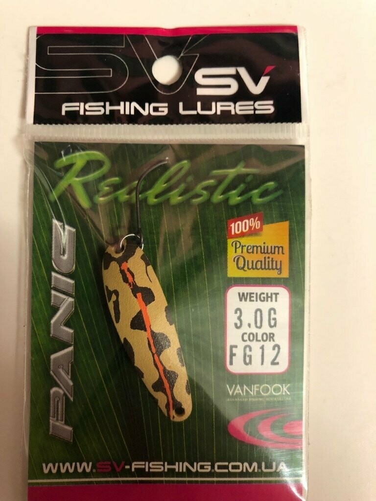 SV Fishing Lures Spoon Panic 3,0gr