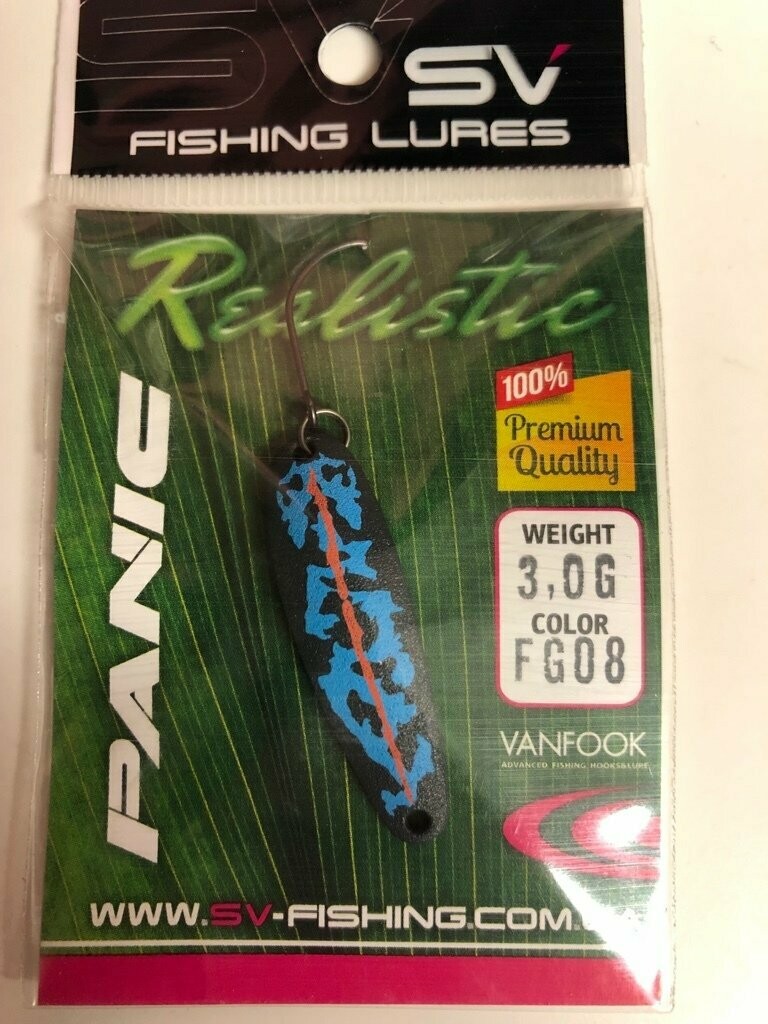 SV Fishing Lures Spoon Panic 3,0gr