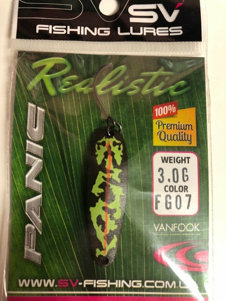 SV Fishing Lures Spoon Panic 3,0gr
