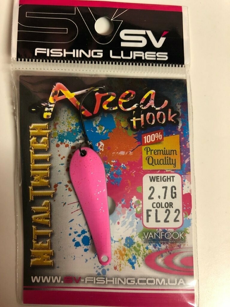 SV Fishing Lures Spoon Metal Twitch 2,7gr