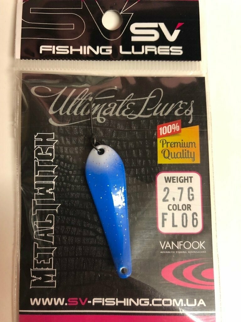 SV Fishing Lures Spoon Metal Twitch 2,7gr