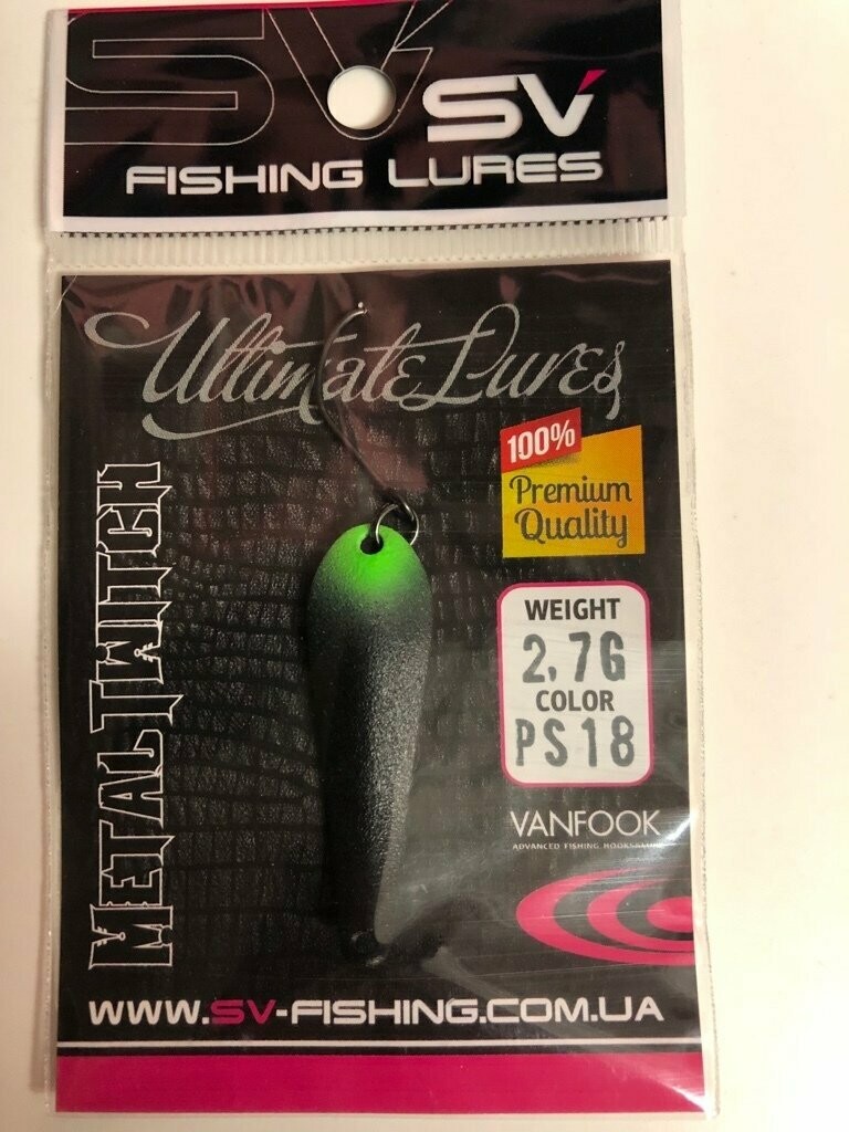 SV Fishing Lures Spoon Metal Twitch 2,7gr