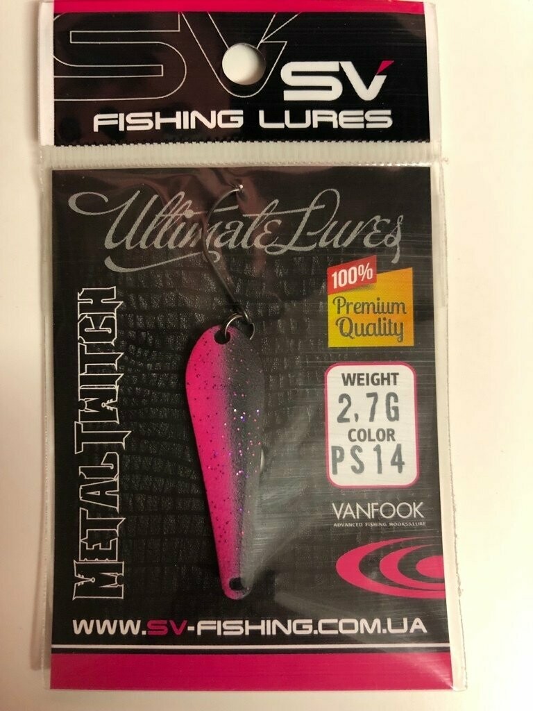 SV Fishing Lures Spoon Metal Twitch 2,7gr