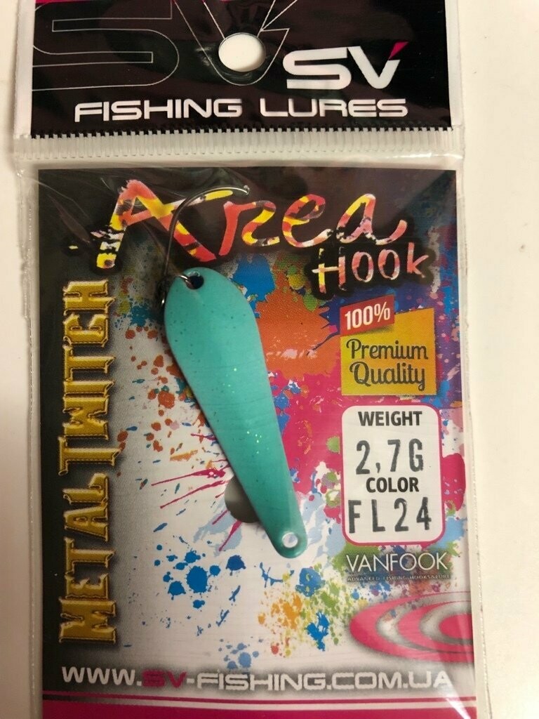 SV Fishing Lures Spoon Metal Twitch 2,7gr