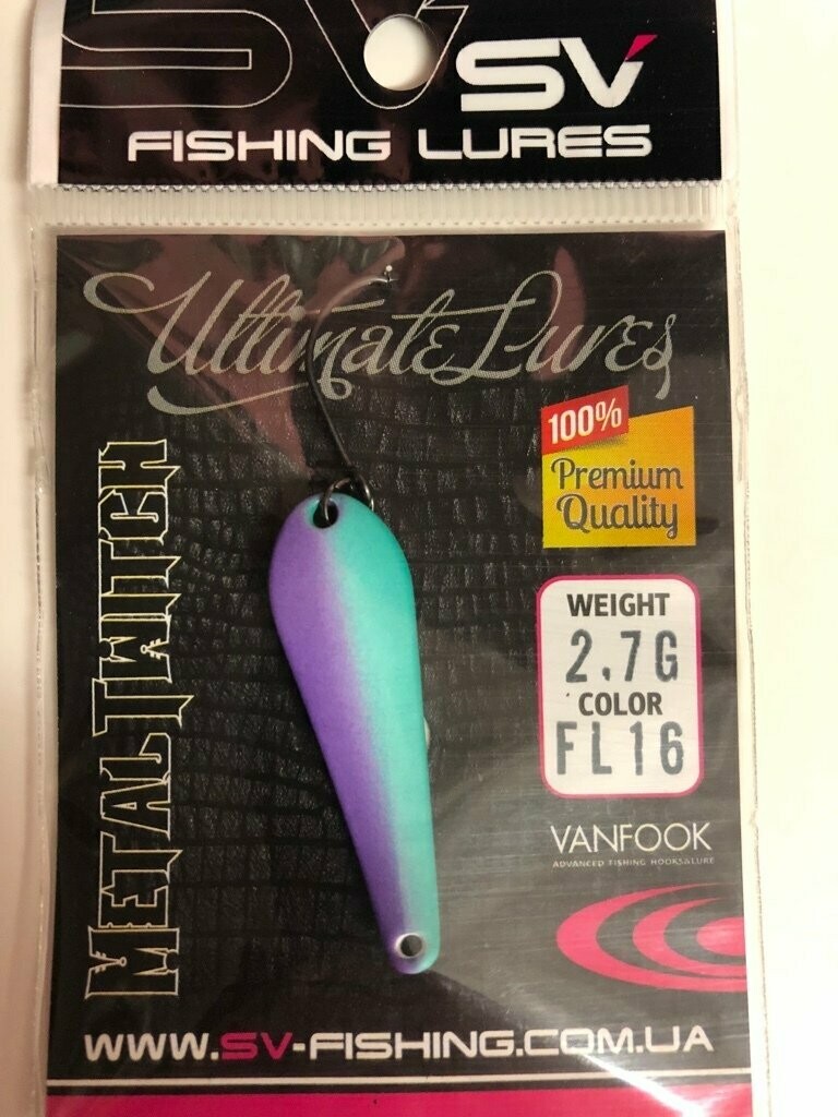 SV Fishing Lures Spoon Metal Twitch 2,7gr