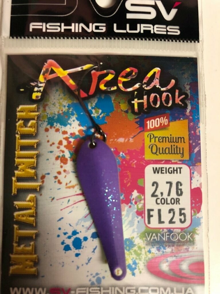 SV Fishing Lures Spoon Metal Twitch 2,7gr