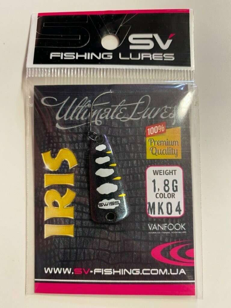 SV Fishing Lures Spoon Iris 1,8gr