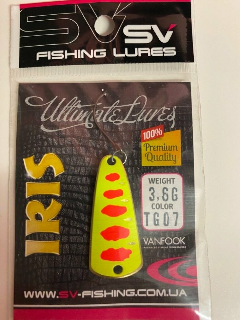 SV Fishing Lures Spoon Iris 3,6gr