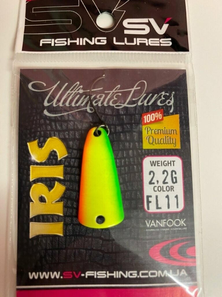 SV Fishing Lures Spoon Iris 2,2gr