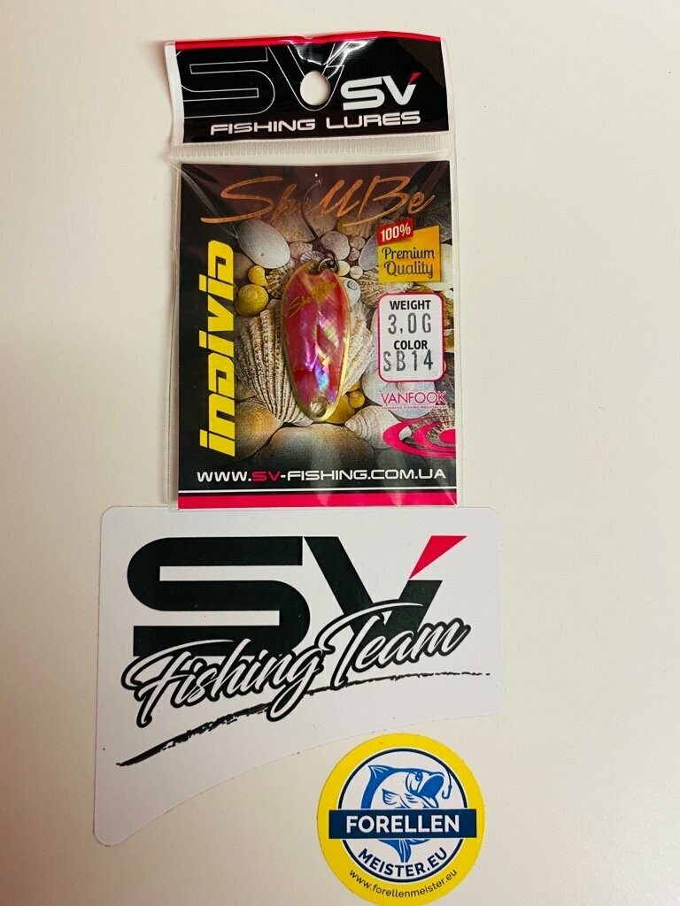 SV Fishing Lures Spoon Individ 3,0gr