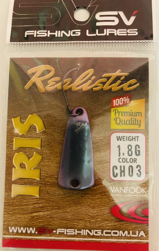 SV Fishing Lures Spoon Iris 1,8gr
