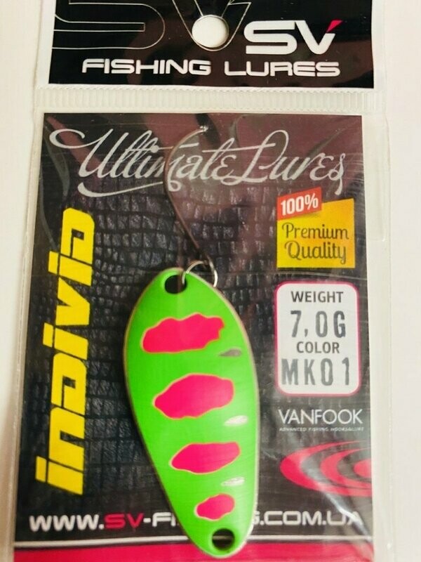 SV Fishing Lures Spoon Individ 7,0gr SV Fishing Lures Spoon Individ 7,0gr