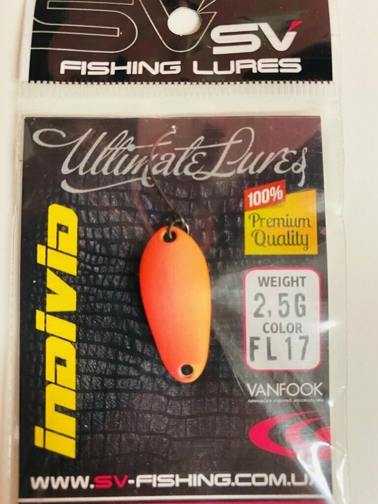 SV Fishing Lures Spoon Individ 2,5gr