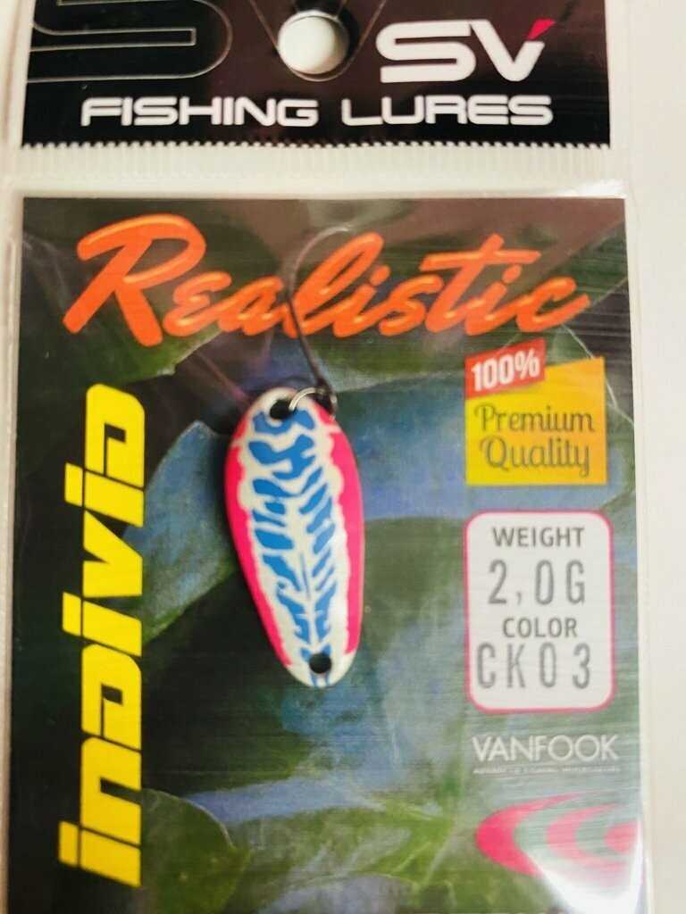 SV Fishing Lures Spoon Individ 2,5gr