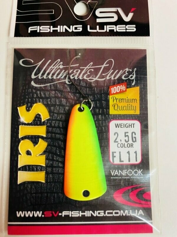 SV Fishing Lures Spoon Iris 2,5gr SV Fishing Lures Spoon Iris 2,5gr