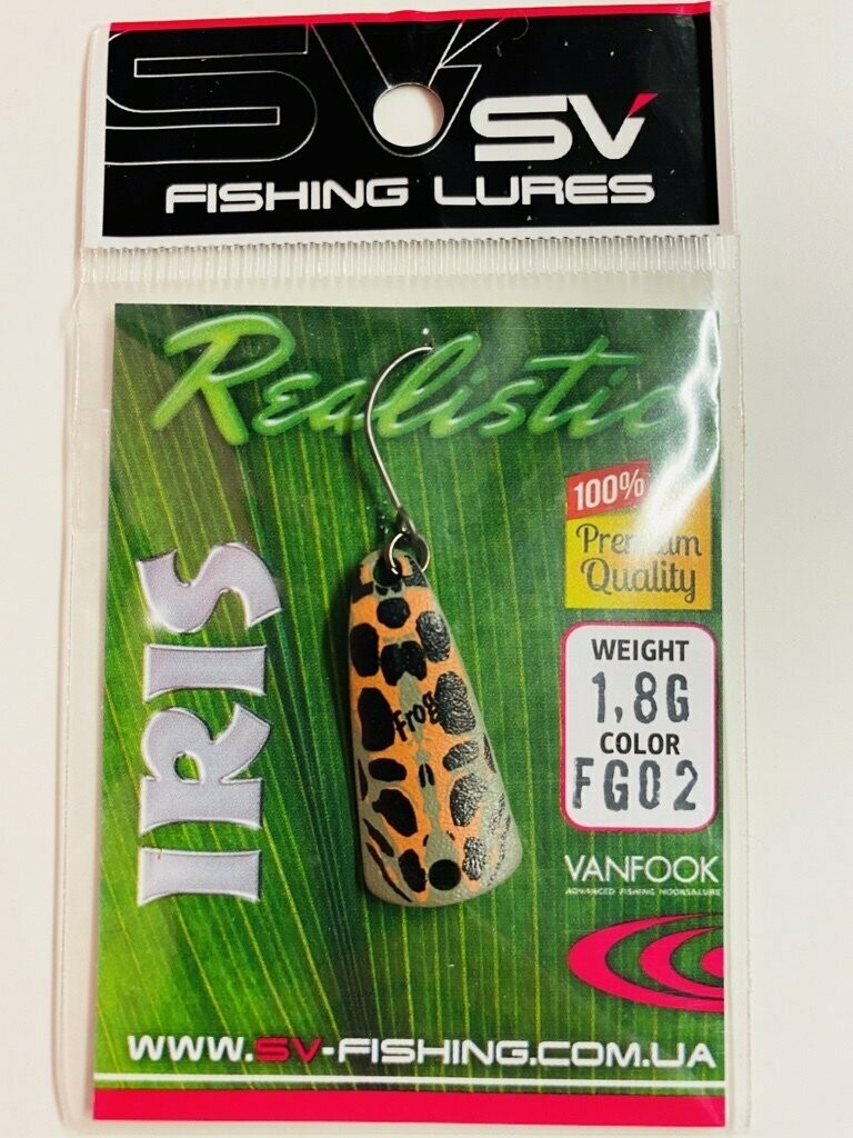 SV Fishing Lures Spoon Iris 1,8gr