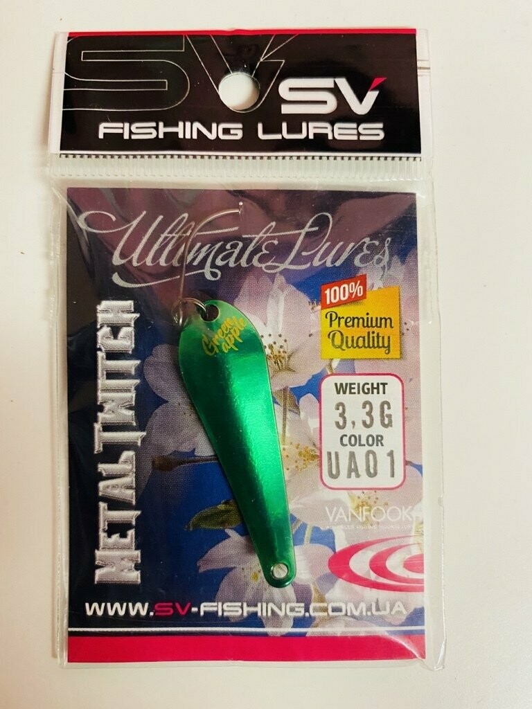 SV Fishing Lures Spoon Metal Twitch 3,3gr