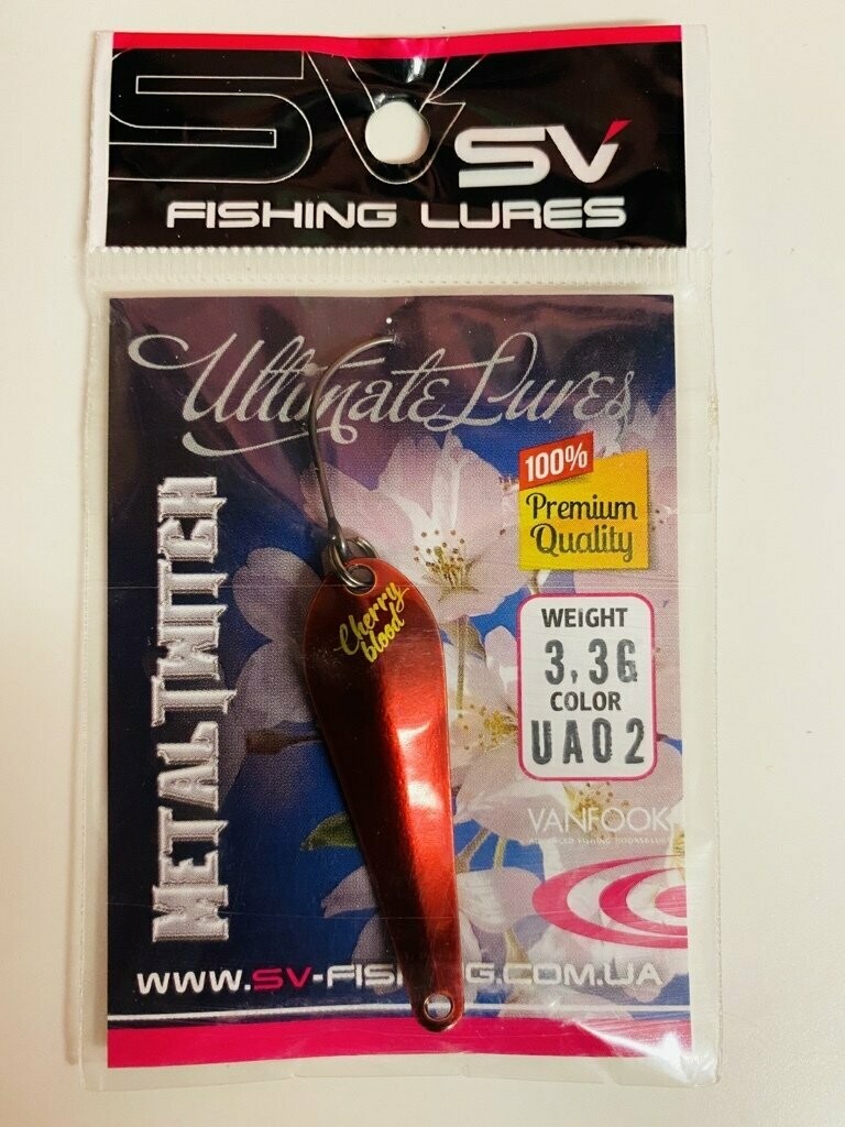 SV Fishing Lures Spoon Metal Twitch 3,3gr