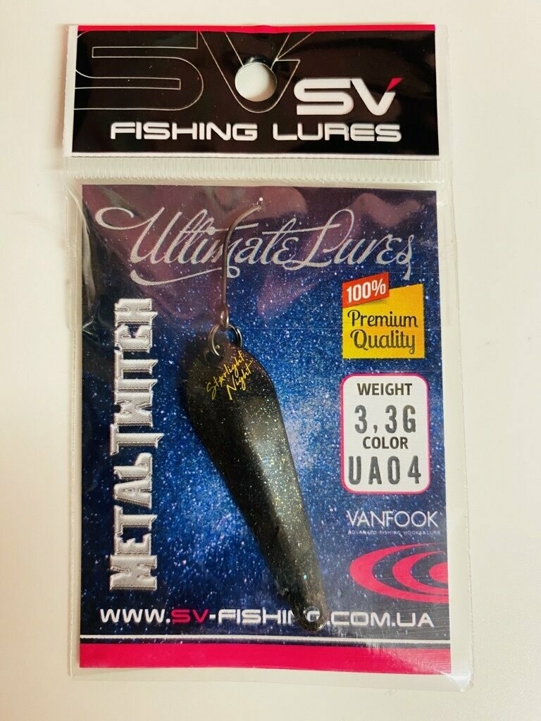 SV Fishing Lures Spoon Metal Twitch 3,3gr