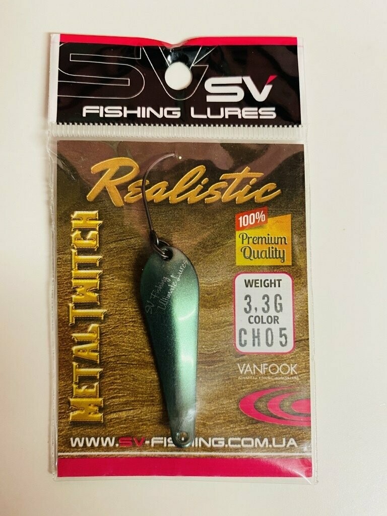 SV Fishing Lures Spoon Metal Twitch 3,3gr
