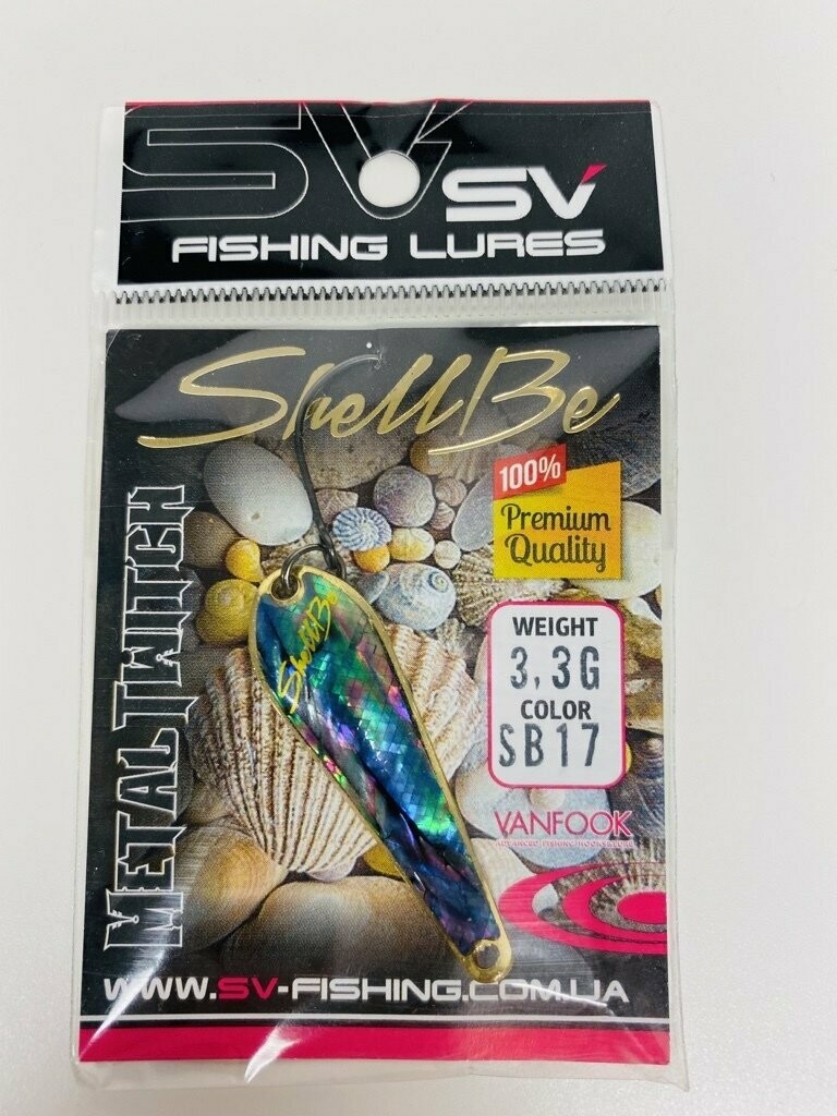 SV Fishing Lures Spoon Metal Twitch 3,3gr