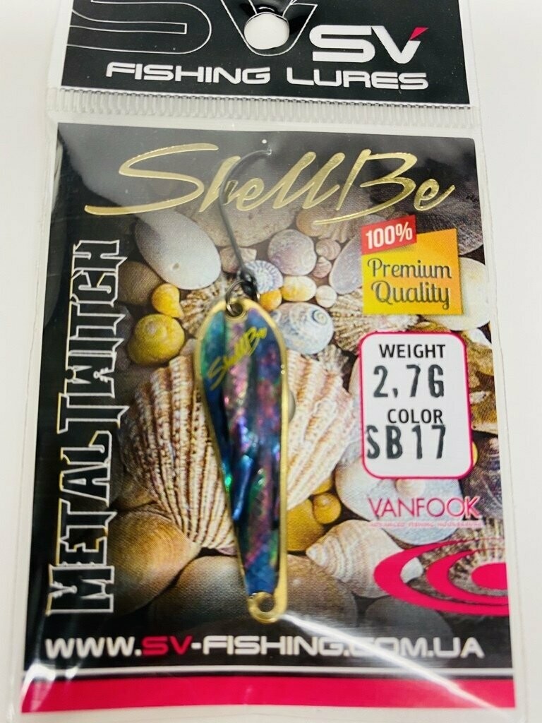 SV Fishing Lures Spoon Metal Twitch 2,7gr