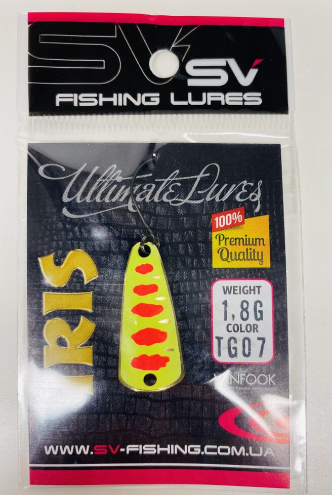 SV Fishing Lures Spoon Iris 1,8gr