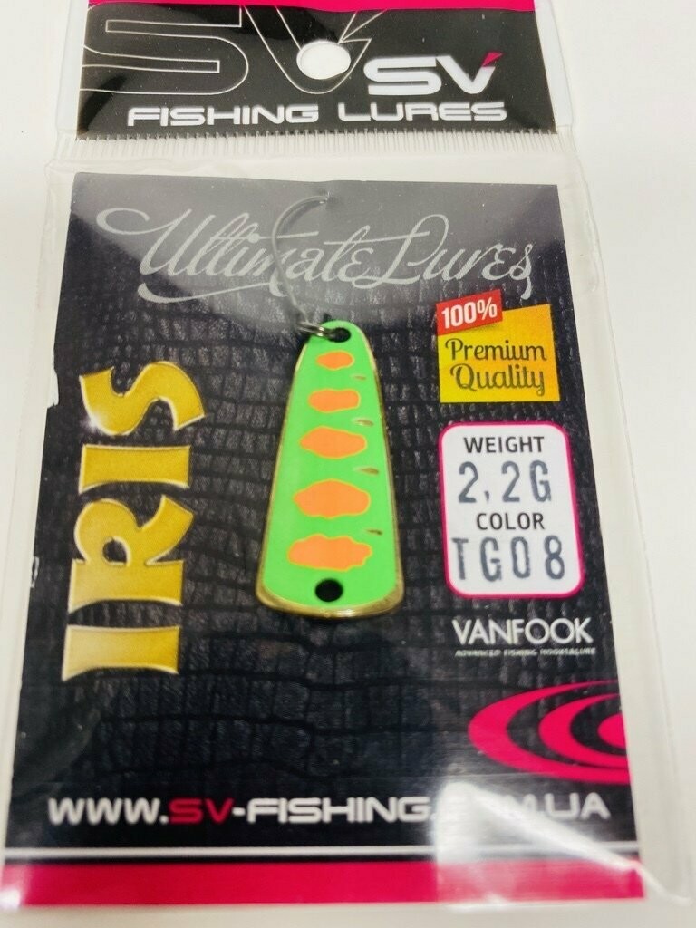 SV Fishing Lures Spoon Iris 2,2gr