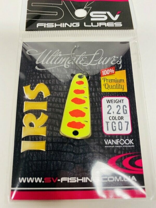 SV Fishing Lures Spoon Iris 2,2gr SV Fishing Lures Spoon Iris 2,2gr