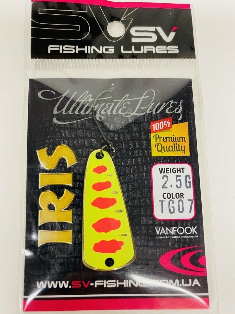 SV Fishing Lures Spoon Iris 2,5gr