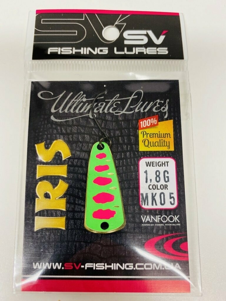 SV Fishing Lures Spoon Iris 1,8gr