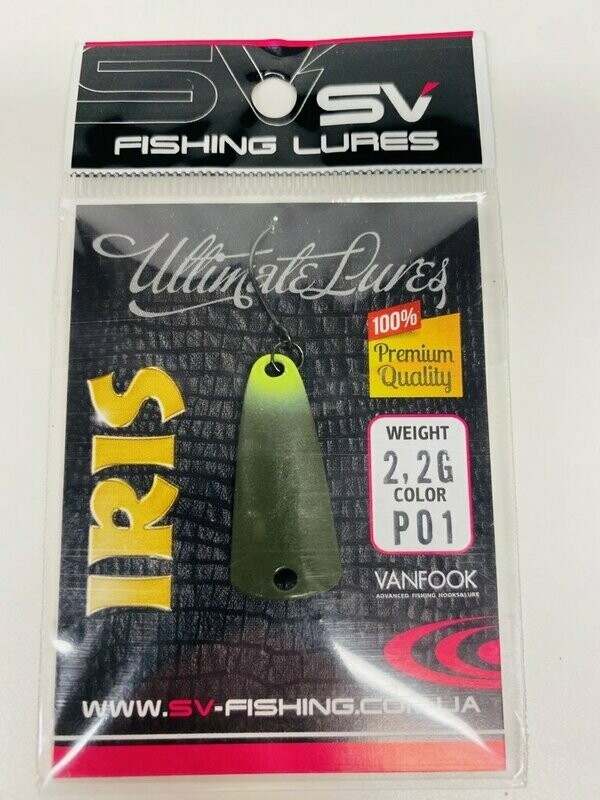 SV Fishing Lures Spoon Iris 2,2gr