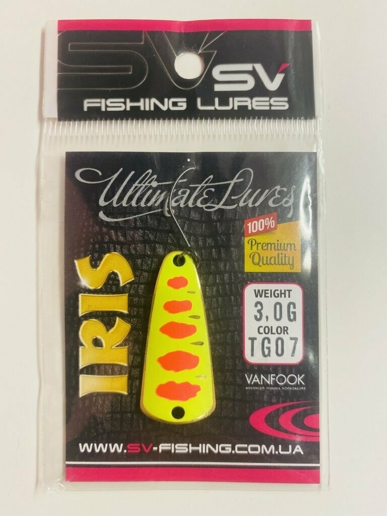 SV Fishing Lures Spoon Iris 3,0gr