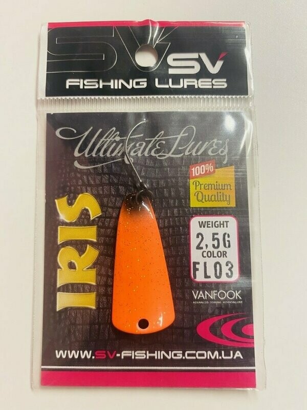 SV Fishing Lures Spoon Iris 2,5gr SV Fishing Lures Spoon Iris 2,5gr