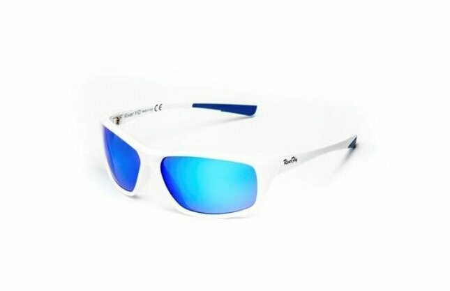 River HD Pol-Brille Lente Specchiata Blue / Bianco