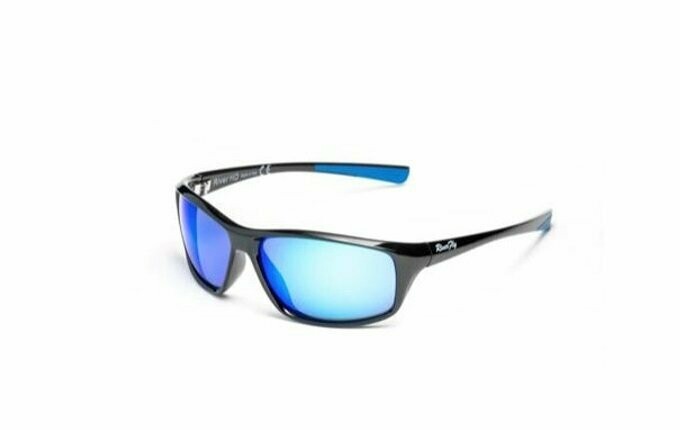 River HD Pol-Brille Lente Specchiata Blue / Nero River HD Pol-Brille Lente Specchiata Blue / Nero