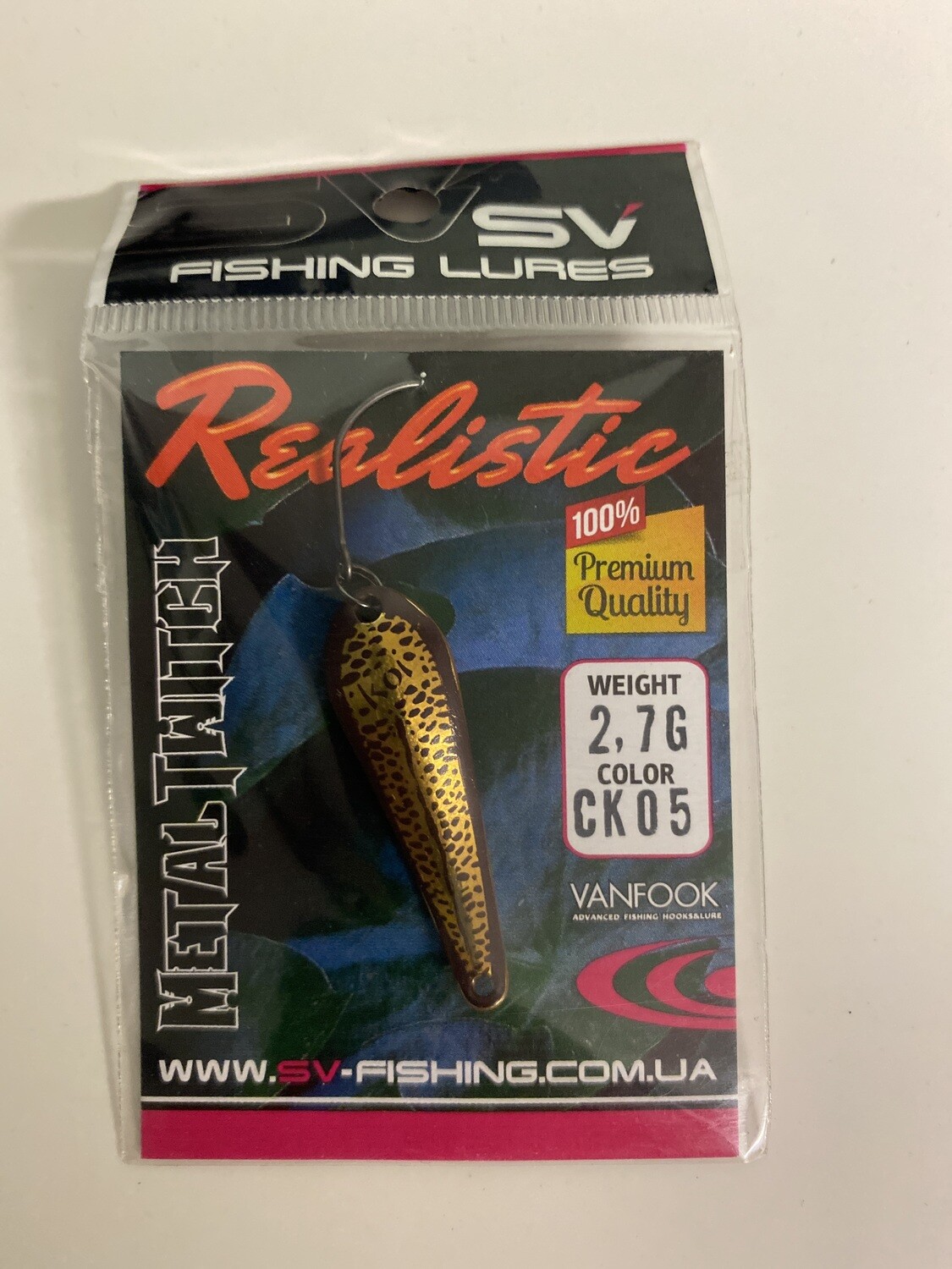 SV Fishing Lures Spoon Metal Twitch 2,7gr