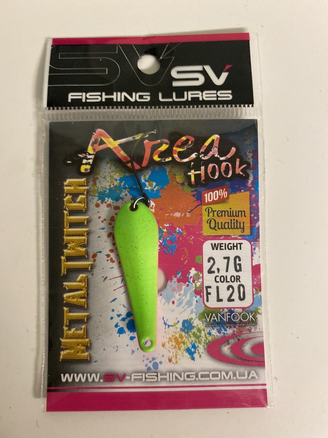 SV Fishing Lures Spoon Metal Twitch 2,7gr