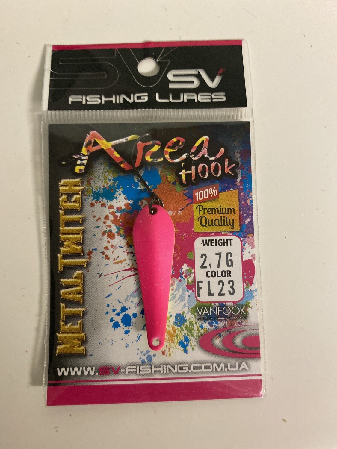 SV Fishing Lures Spoon Metal Twitch 2,7gr