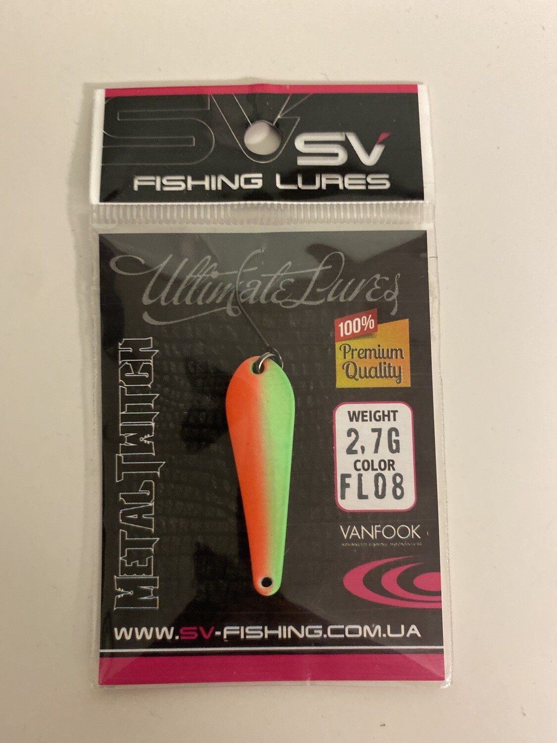 SV Fishing Lures Spoon Metal Twitch 2,7gr