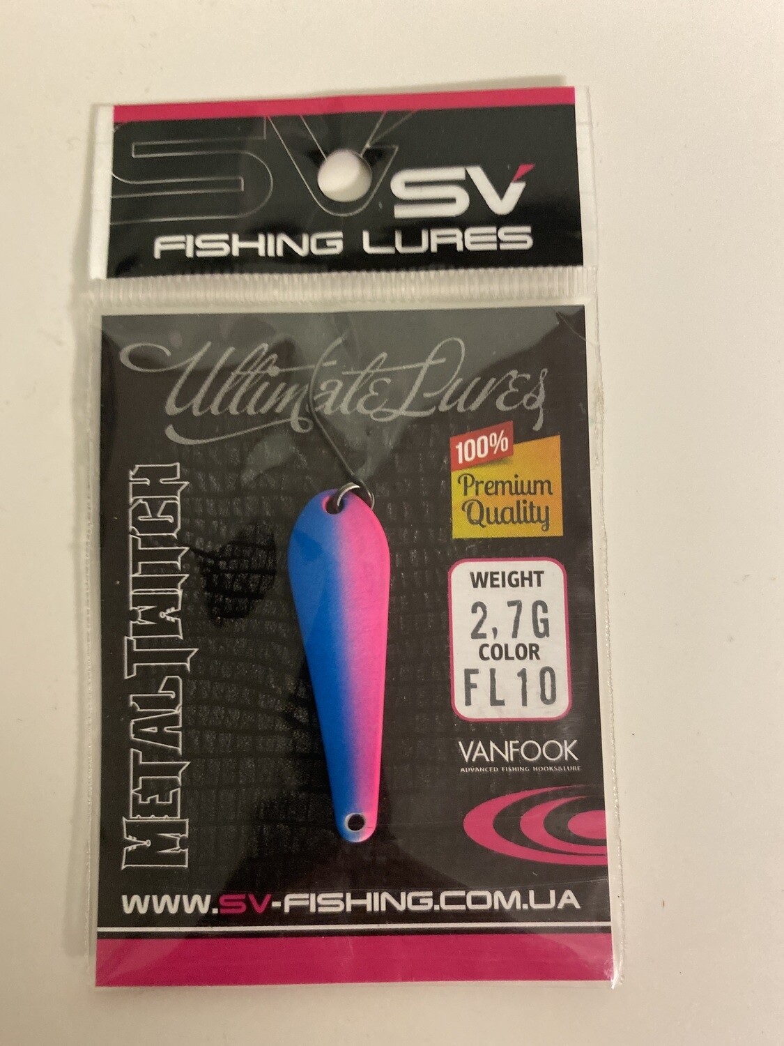 SV Fishing Lures Spoon Metal Twitch 2,7gr