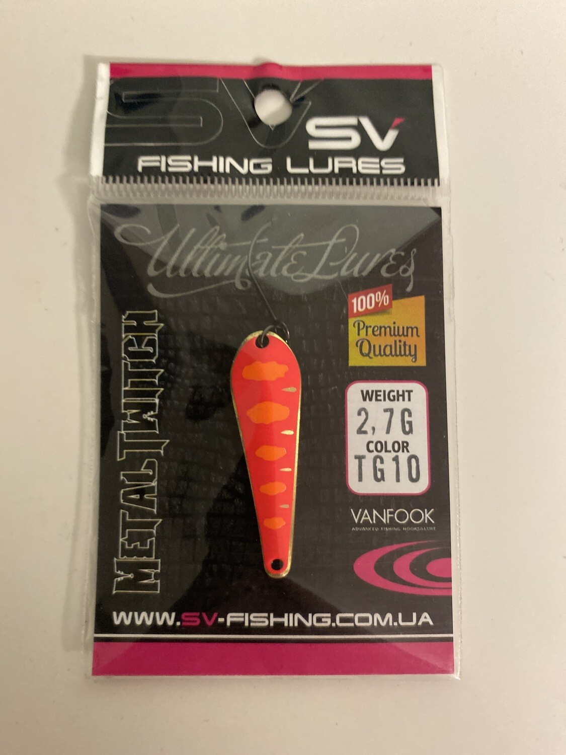 SV Fishing Lures Spoon Metal Twitch 2,7gr